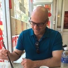 Photo of Scott M. Turner, therapist at desk